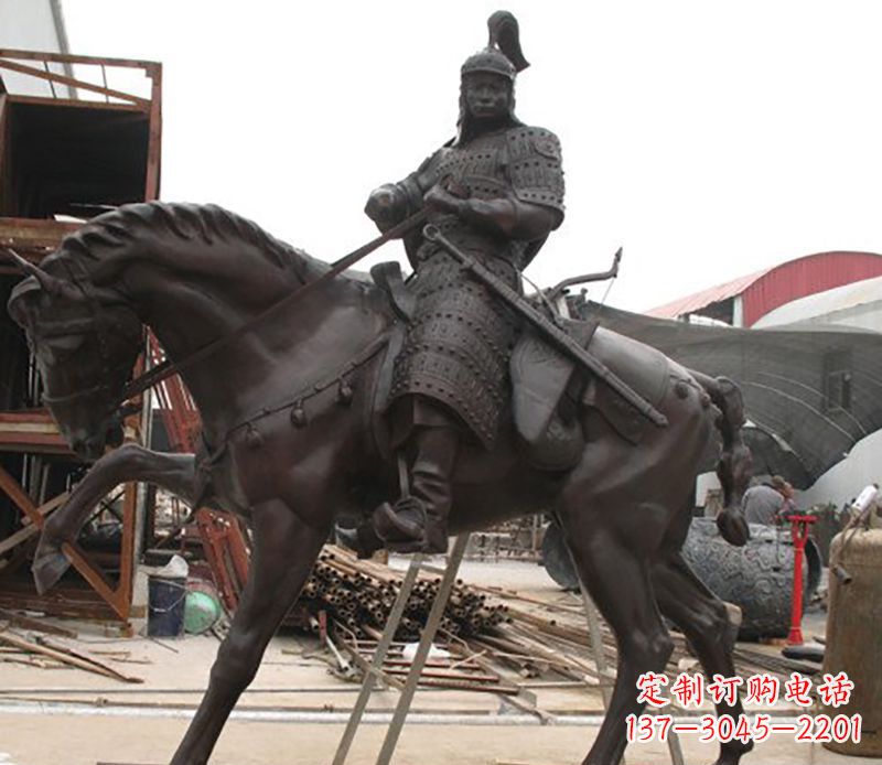 南阳将军骑马铜雕,聚焦古典品质