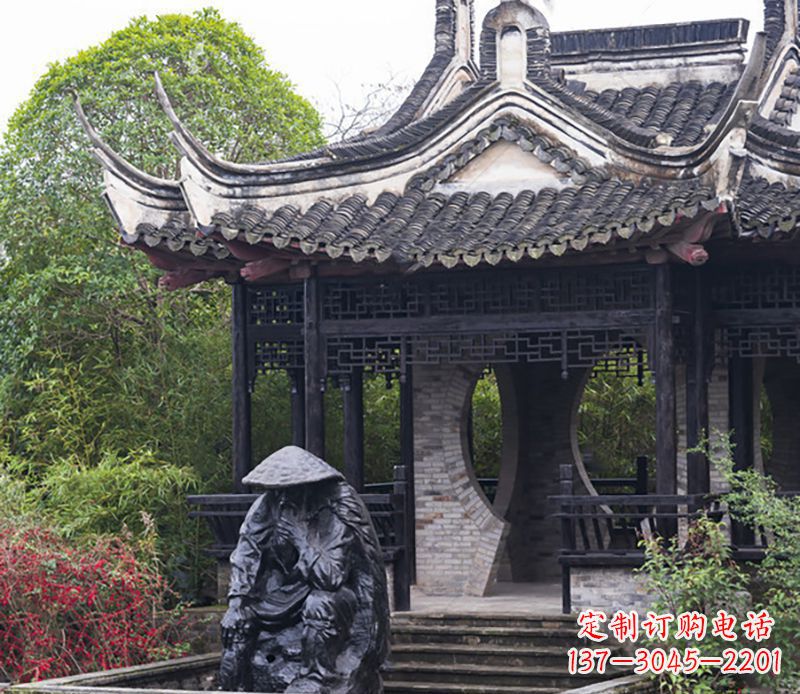 南阳姜太公铜雕