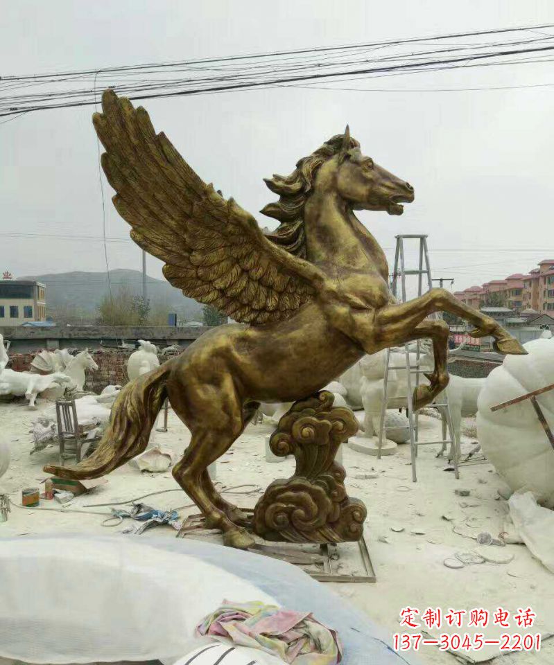 南阳祥云飞马铜雕,艺术品之美