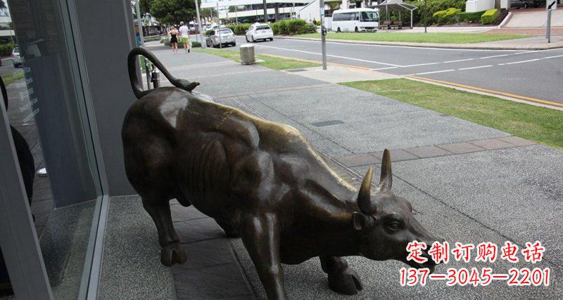 南阳街边特色动物铜雕,精雕细琢,立体逼真