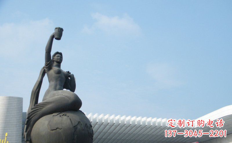 南阳中领雕塑推出的精美雕塑——铜铸地球塑像,…
