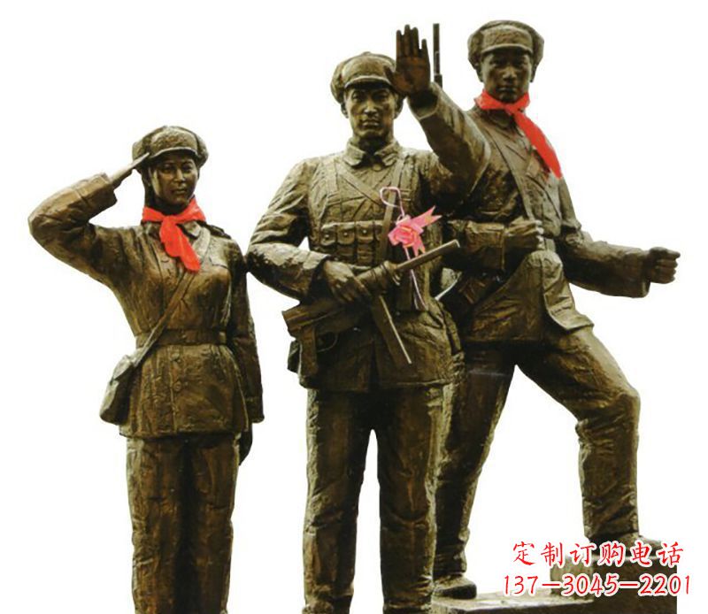 南阳勇士战士雕塑,感受立于战场的英勇豪迈