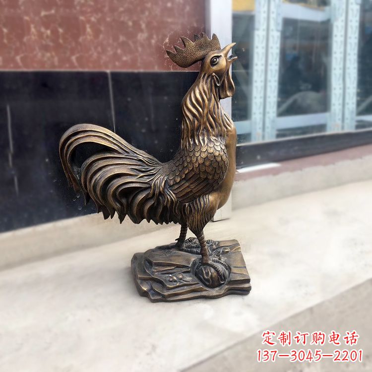 南阳中领雕塑出品的精美纯铜动物雕塑,是一款具…
