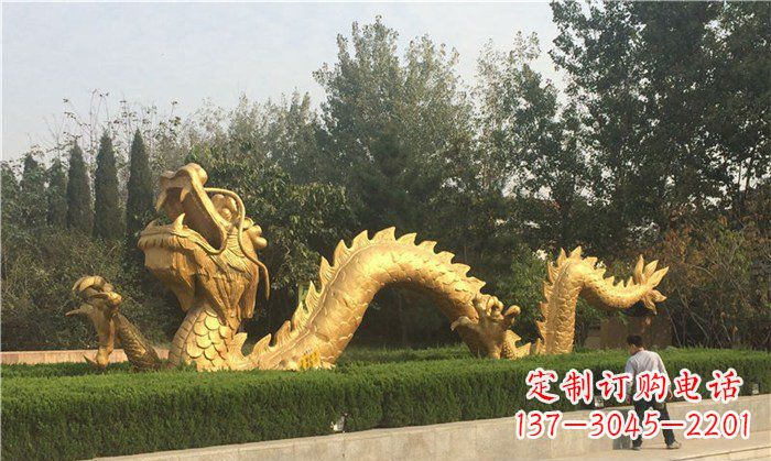南阳金龙公园铜雕景观雕塑