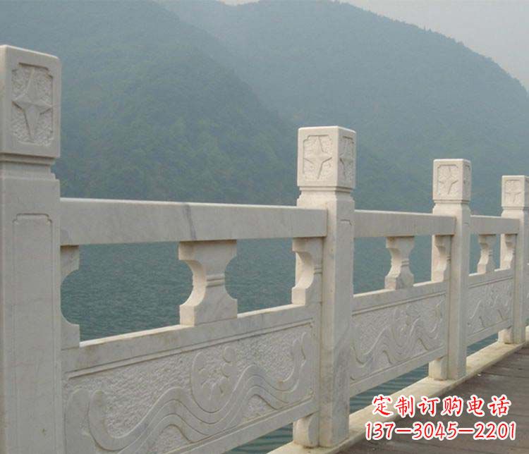 南阳中领雕塑:景区大理石栏板石雕
