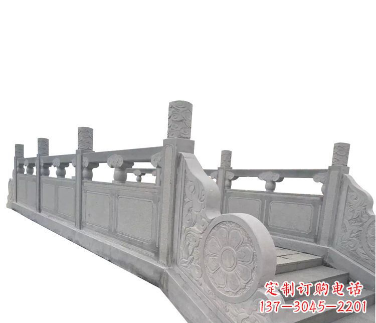 南阳中领雕塑精美的大理石栏板石雕