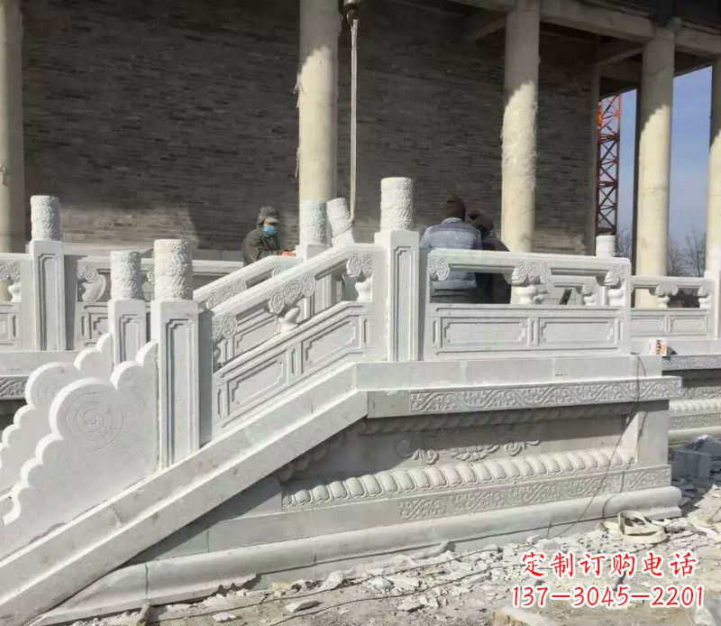 南阳超凡精美的大理石栏板雕塑