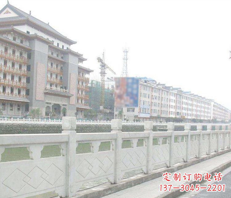 南阳流光溢彩的大理石栏板石雕