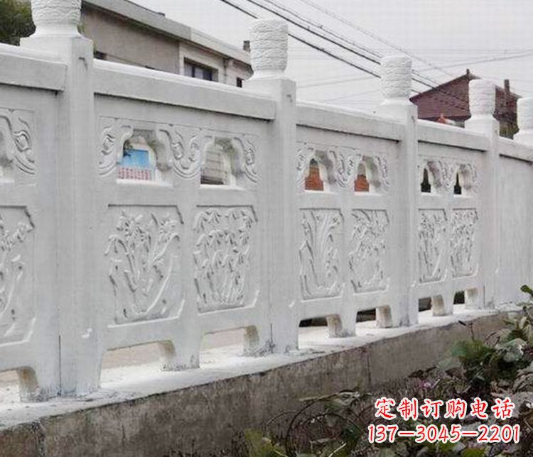 南阳优雅大理石栏板雕塑