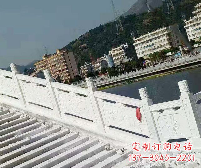 南阳景区汉白玉栏板石雕