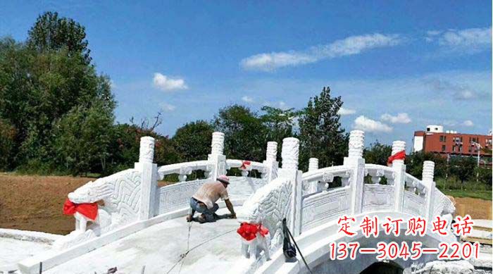 南阳标题:领雕塑——最具艺术魅力的汉白玉石雕拱桥