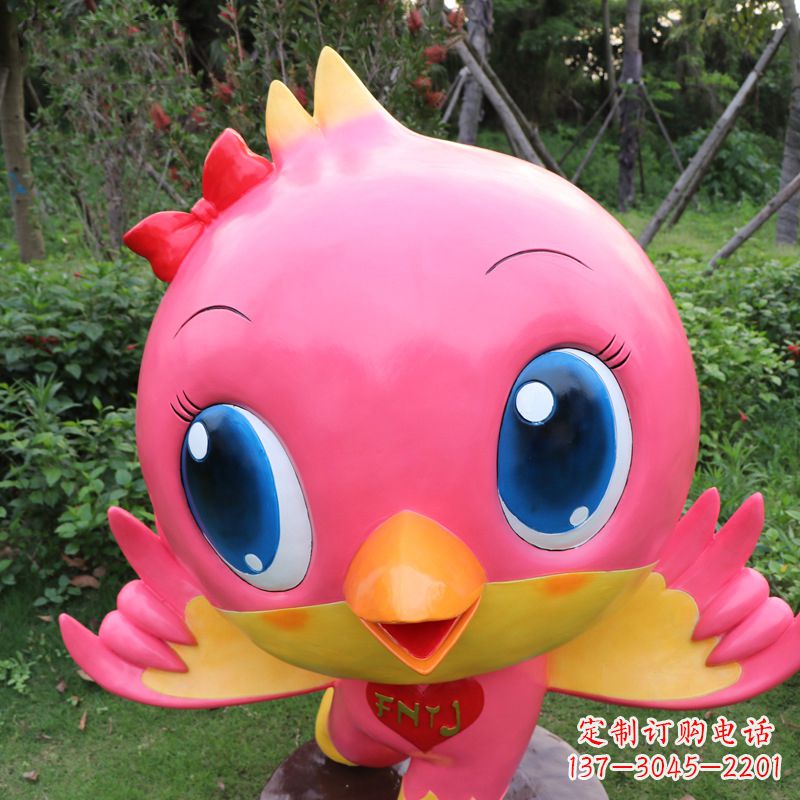 南阳中领雕塑精致玻璃鸽子雕塑