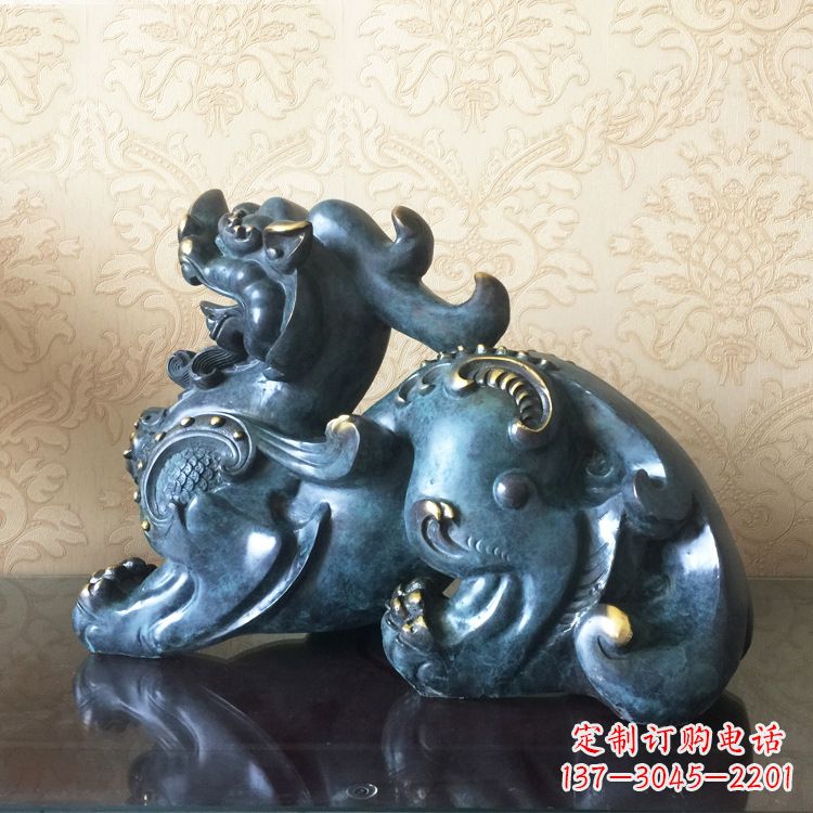 南阳中领雕塑貔貅雕塑——象征着福祉和吉祥