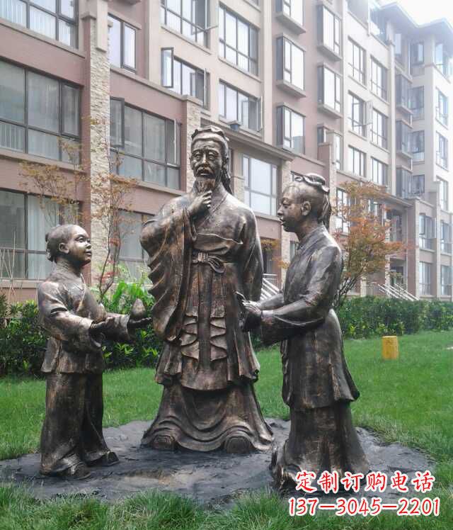 南阳中领雕塑:让梨中古代人物雕塑定制服务