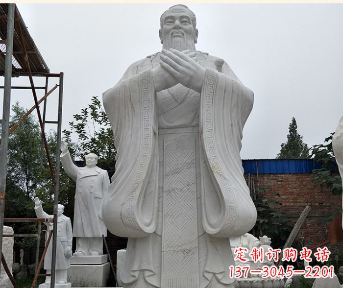 南阳孔子古代名人石雕 (5)