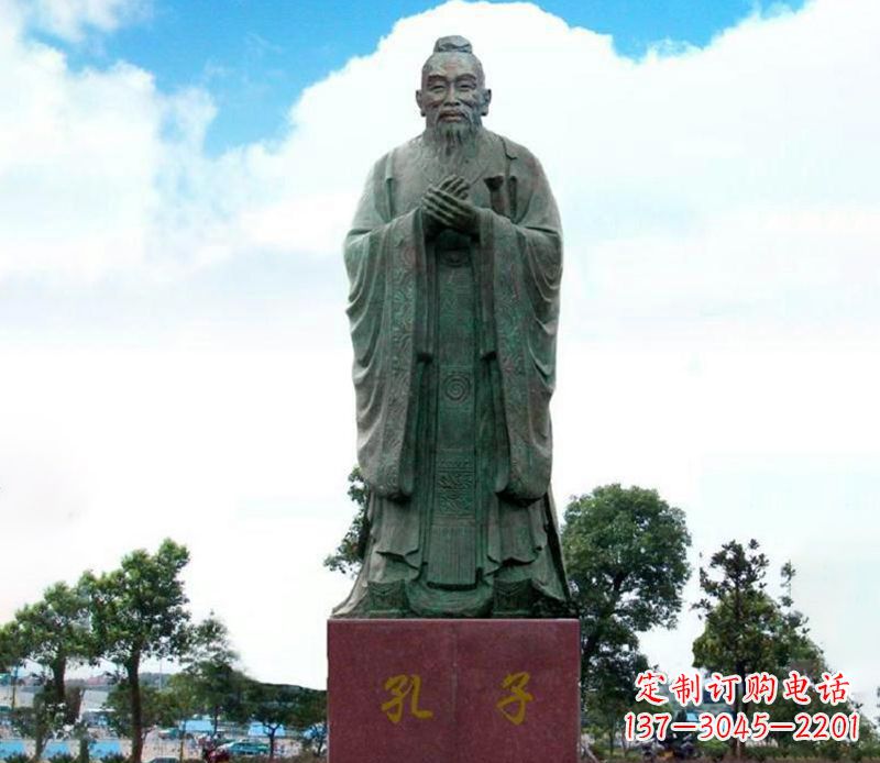 南阳领雕塑:孔子雕塑尊崇传承