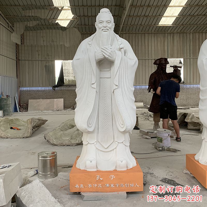 南阳孔子石雕,传承智慧与文化
