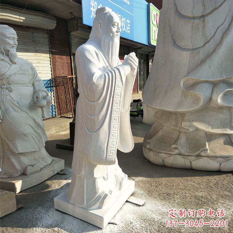 南阳孔子头像雕塑