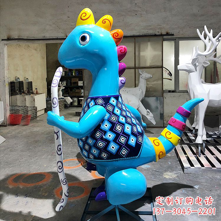 南阳中领雕塑推出玻璃钢恐龙雕塑,采用最先进的…