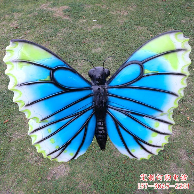 南阳全新设计的蝴蝶雕塑仿真摆件