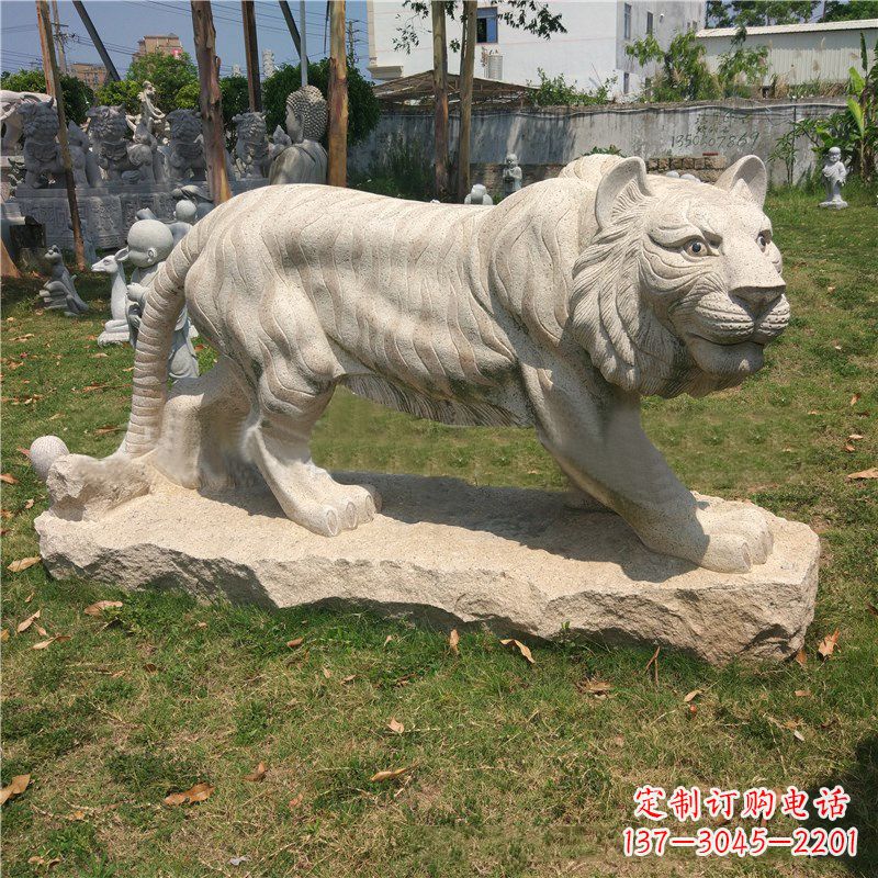 南阳中领雕塑推出老虎石雕艺术品,这是一种以花…