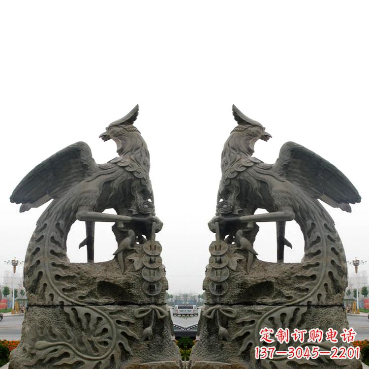 南阳中领雕塑凤凰雕塑,神秘的艺术品