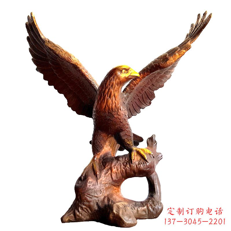 南阳中领雕塑推出的老鹰展翅铜雕绝对是一件可以…