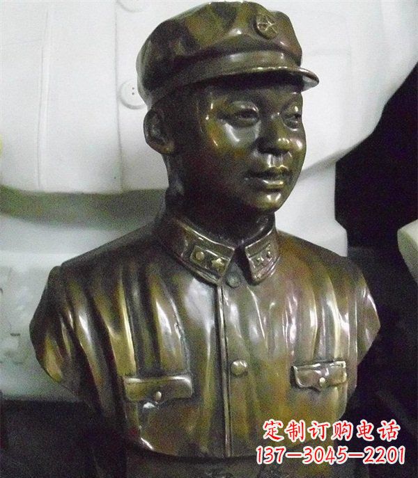 南阳雷锋胸像校园玻璃钢雕塑