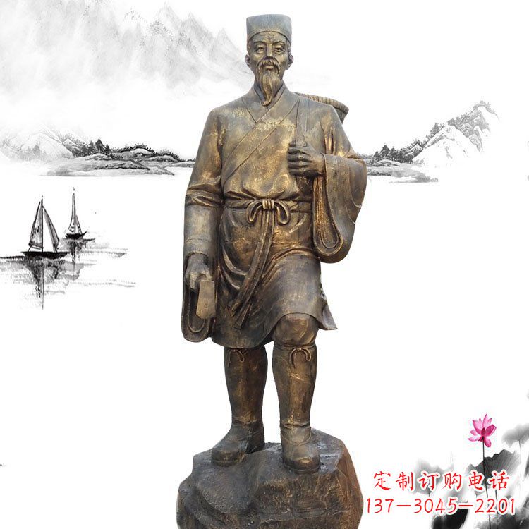南阳精美李时珍雕塑,为您的生活增添更多艺术色彩