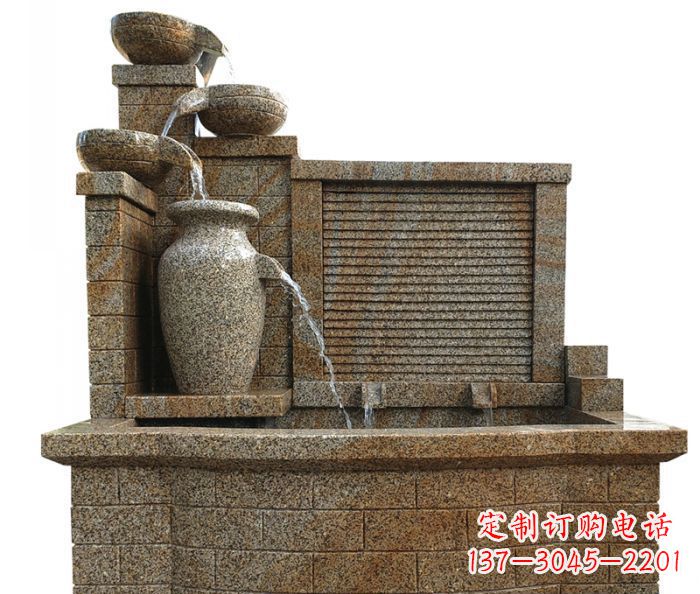 南阳中领雕塑专业定制水槽庭院石雕摆件,它们是…