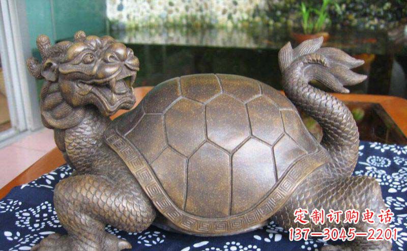 南阳龙龟古代神兽铜雕