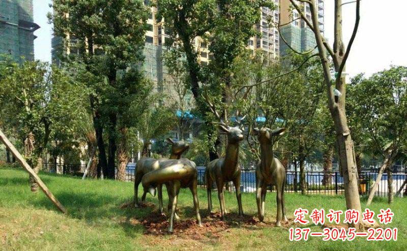 南阳青铜雕刻的梅花鹿,给您的生活带来另一种美感