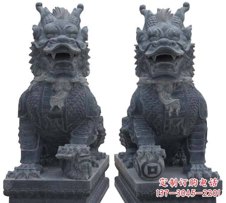 南阳传统文化精灵--石雕麒麟