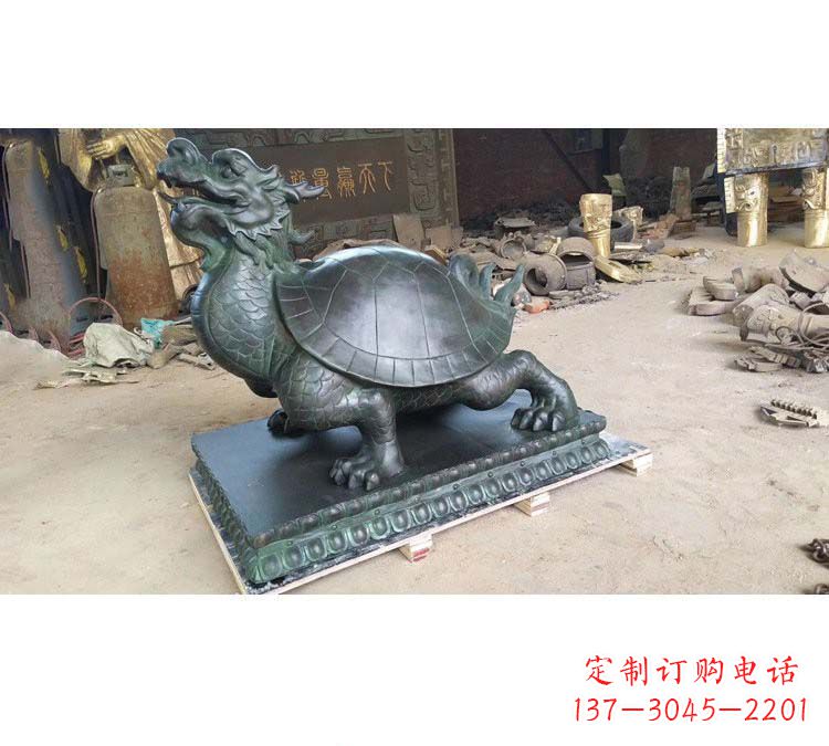 南阳青铜古风龙雕塑,精致外形美轮美奂