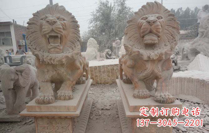 南阳中领雕塑狮子雕塑给您带来动人心弦