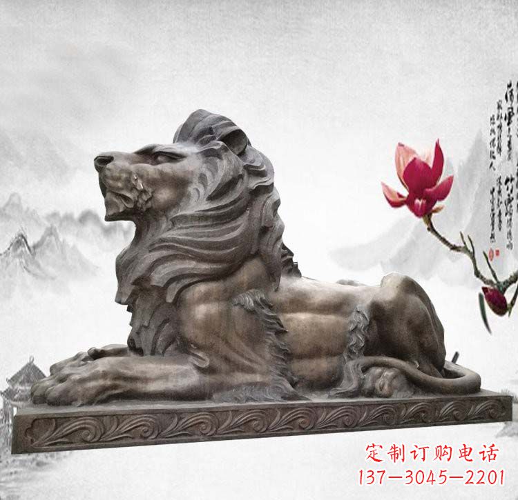南阳经典西洋欧式铜雕狮子