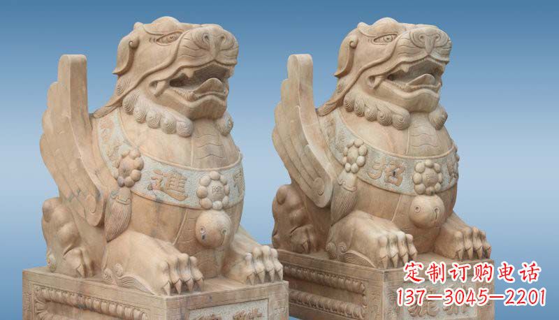 南阳中领雕塑:传承古老传统,精心雕琢貔貅石雕
