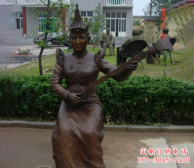 南阳中领雕塑:激发女性精神魅力的铜雕塑