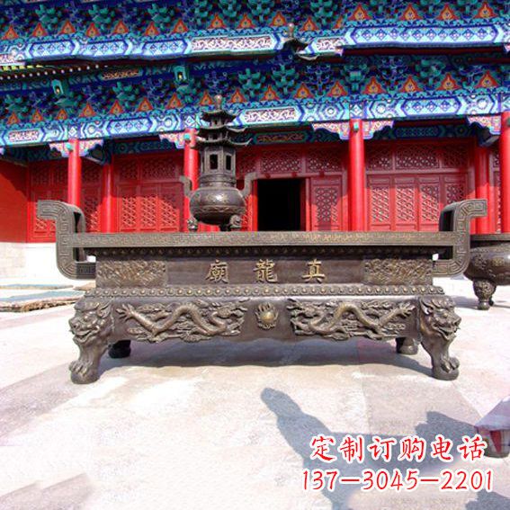 南阳庙宇香炉雕塑