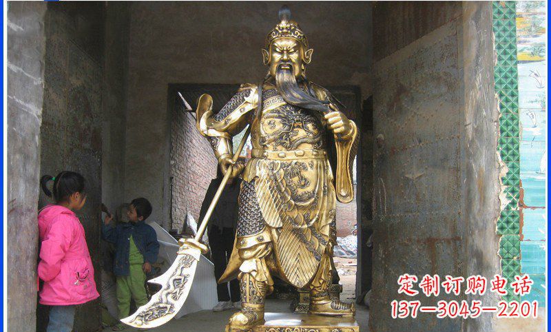 南阳铸魂关公雕塑,让古老传说继续传承