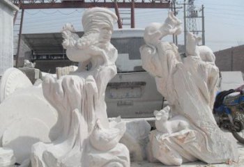 南阳中领雕塑，打造古典唯美的汉白玉公鸡雕塑