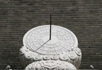 南阳花岗岩古代计时器日晷雕塑