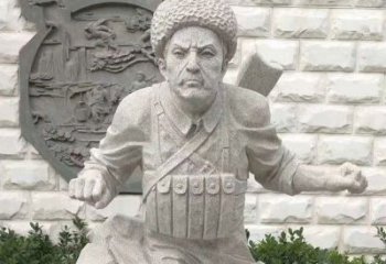 南阳黄继光雕塑，传承着历史的经典