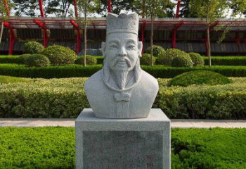 南阳精美绝伦，欧阳询石雕头像