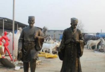 南阳复兴古艺，海归精品—李时珍铜雕