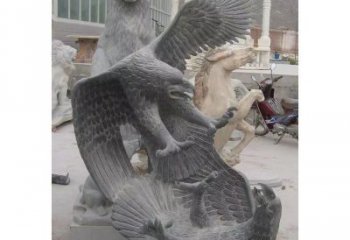 南阳中领雕塑推出的石雕老鹰是一款充满生机与力…