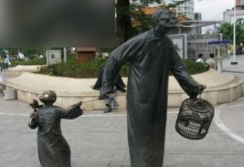 南阳中领雕塑：铸造艺术，传承美好，给你精致精美的儿童铜雕