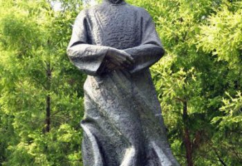 南阳欣赏鲁迅先生传神铜雕