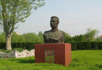 南阳鲁迅胸像近代名人铜雕，荟萃中国精神精髓
