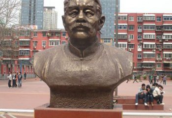 南阳中领雕塑为您打造高端优质的鲁迅胸像铜雕